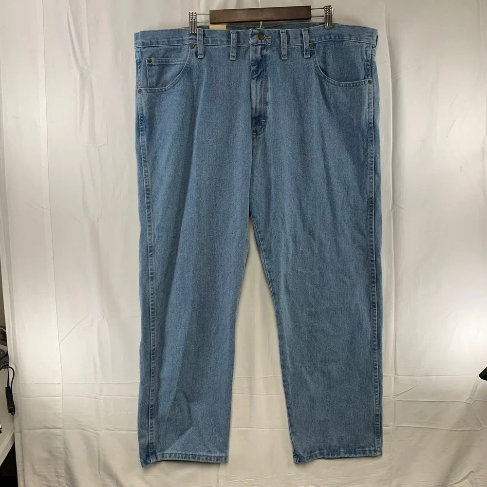 Wrangler Rugged Wear Jeans Mens‎ 44x30 Blue Relaxed Fit NWT